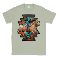 Matcha cowgirl with aztec Classic Tee - RanaPortraitStore