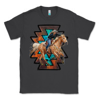 Smoke cowgirl with aztec Classic Tee - RanaPortraitStore