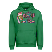 Emerald i pretend coffee helps but im still a bitch Urban Hoodie - MaliasSmallBusiness