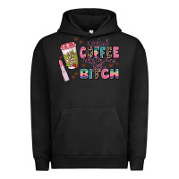 Pigment Black i pretend coffee helps but im still a bitch Urban Hoodie - MaliasSmallBusiness