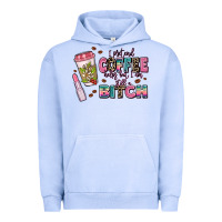 Pigment Grape Ice i pretend coffee helps but im still a bitch Urban Hoodie - MaliasSmallBusiness
