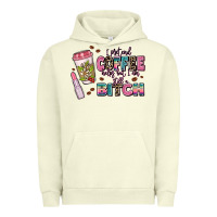 Pigment Pistachio i pretend coffee helps but im still a bitch Urban Hoodie - MaliasSmallBusiness