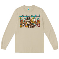Mushroom western australian shepherd mom Long Sleeve Tee - texasbilliewilder
