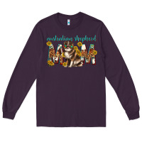 Plum western australian shepherd mom Long Sleeve Tee - texasbilliewilder