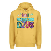 Antique Gold 100 mermazing days Premium Hoodie - MaliasSmallBusiness
