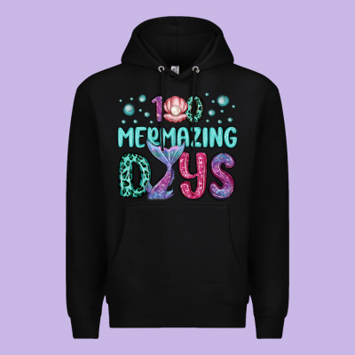 100 Mermazing Days Premium Hoodie Designed By Maliassmallbusiness