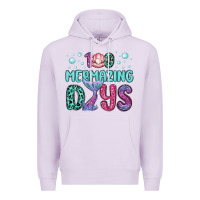 Lilac 100 mermazing days Premium Hoodie - MaliasSmallBusiness