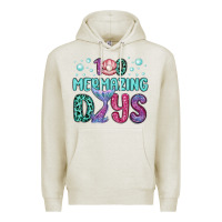 Oatmeal Heather 100 mermazing days Premium Hoodie - MaliasSmallBusiness