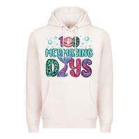 Pale Pink 100 mermazing days Premium Hoodie - MaliasSmallBusiness