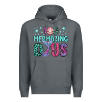 Rock 100 mermazing days Premium Hoodie - MaliasSmallBusiness