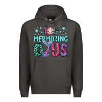 Smoke 100 mermazing days Premium Hoodie - MaliasSmallBusiness