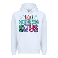 White 100 mermazing days Premium Hoodie - MaliasSmallBusiness
