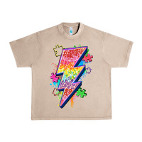 French Oak lightning bolt autism Urban Heavy Tee - Zillion Design Studio