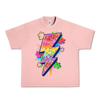 Salmon lightning bolt autism Urban Heavy Tee - Zillion Design Studio