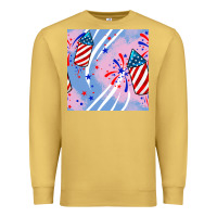 Antique Gold patriotic fireworks Premium Sweatshirt - BundleAndBundleShop
