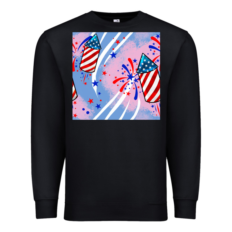 Patriotic Fireworks Premium Sweatshirt by BundleAndBundleShop | Teevron