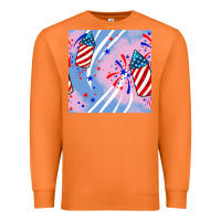 Carrot patriotic fireworks Premium Sweatshirt - BundleAndBundleShop