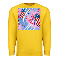 Lemon patriotic fireworks Premium Sweatshirt - BundleAndBundleShop