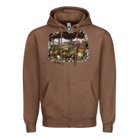 Chestnut wild west Zipper Hoodie - SublimationCraftShop
