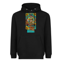Black i hate everyone but coffee helps western skeleton coffee sunflowers 12 Heavyweight Hoodie - Artiststas