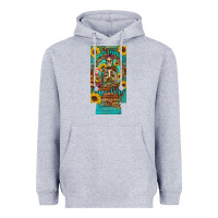 Heather Grey i hate everyone but coffee helps western skeleton coffee sunflowers 12 Heavyweight Hoodie - Artiststas