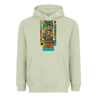 Matcha i hate everyone but coffee helps western skeleton coffee sunflowers 12 Heavyweight Hoodie - Artiststas