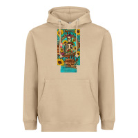 Mushroom i hate everyone but coffee helps western skeleton coffee sunflowers 12 Heavyweight Hoodie - Artiststas
