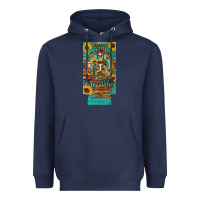 Navy i hate everyone but coffee helps western skeleton coffee sunflowers 12 Heavyweight Hoodie - Artiststas
