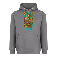 Storm i hate everyone but coffee helps western skeleton coffee sunflowers 12 Heavyweight Hoodie - Artiststas