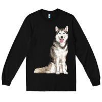 Black husky Long Sleeve Tee - RanaPortraitStore