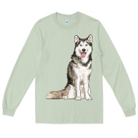 Matcha husky Long Sleeve Tee - RanaPortraitStore