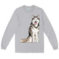 Moon Dust husky Long Sleeve Tee - RanaPortraitStore