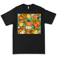 Black pumpkin sunflowers leaves Premium Tee - Artiststas