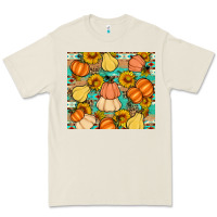 Bone pumpkin sunflowers leaves Premium Tee - Artiststas
