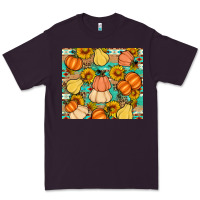 Plum pumpkin sunflowers leaves Premium Tee - Artiststas