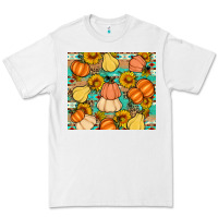 White pumpkin sunflowers leaves Premium Tee - Artiststas