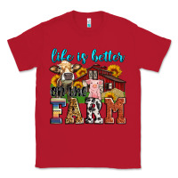 Red life is better on the farm Classic Tee - Zillion Design Studio