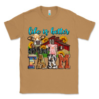 Toasted Coconut life is better on the farm Classic Tee - Zillion Design Studio