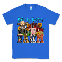 True Royal life is better on the farm Classic Tee - Zillion Design Studio
