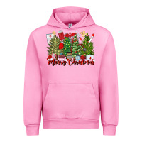 Fuchsia Pink merry christmas nurse trees Urban Hoodie - MaliasSmallBusiness