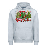 Heather Grey merry christmas nurse trees Urban Hoodie - MaliasSmallBusiness