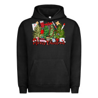 Pigment Black merry christmas nurse trees Urban Hoodie - MaliasSmallBusiness