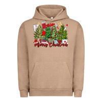 Pigment Burro merry christmas nurse trees Urban Hoodie - MaliasSmallBusiness