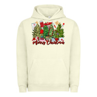 Pigment Pistachio merry christmas nurse trees Urban Hoodie - MaliasSmallBusiness