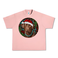 Salmon Labrador Retriever Christmas Urban Heavy Tee - RanaPortraitStore