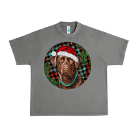 Tornado Labrador Retriever Christmas Urban Heavy Tee - RanaPortraitStore