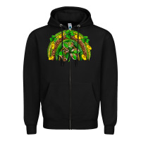 St. Patrick's Day Rainbow Zipper Hoodie | Teevron
