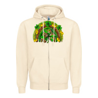 Sandshell St. Patrick's Day rainbow Zipper Hoodie - Neo Western