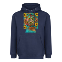 Navy i hate everyone but coffee helps western skeleton coffee sunflowers 12 Heavyweight Hoodie - Artiststas