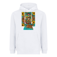 White i hate everyone but coffee helps western skeleton coffee sunflowers 12 Heavyweight Hoodie - Artiststas